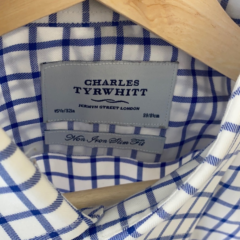 Charles Tyrwhitt shirt size 15.5/32 basically like new only worn a couple times.